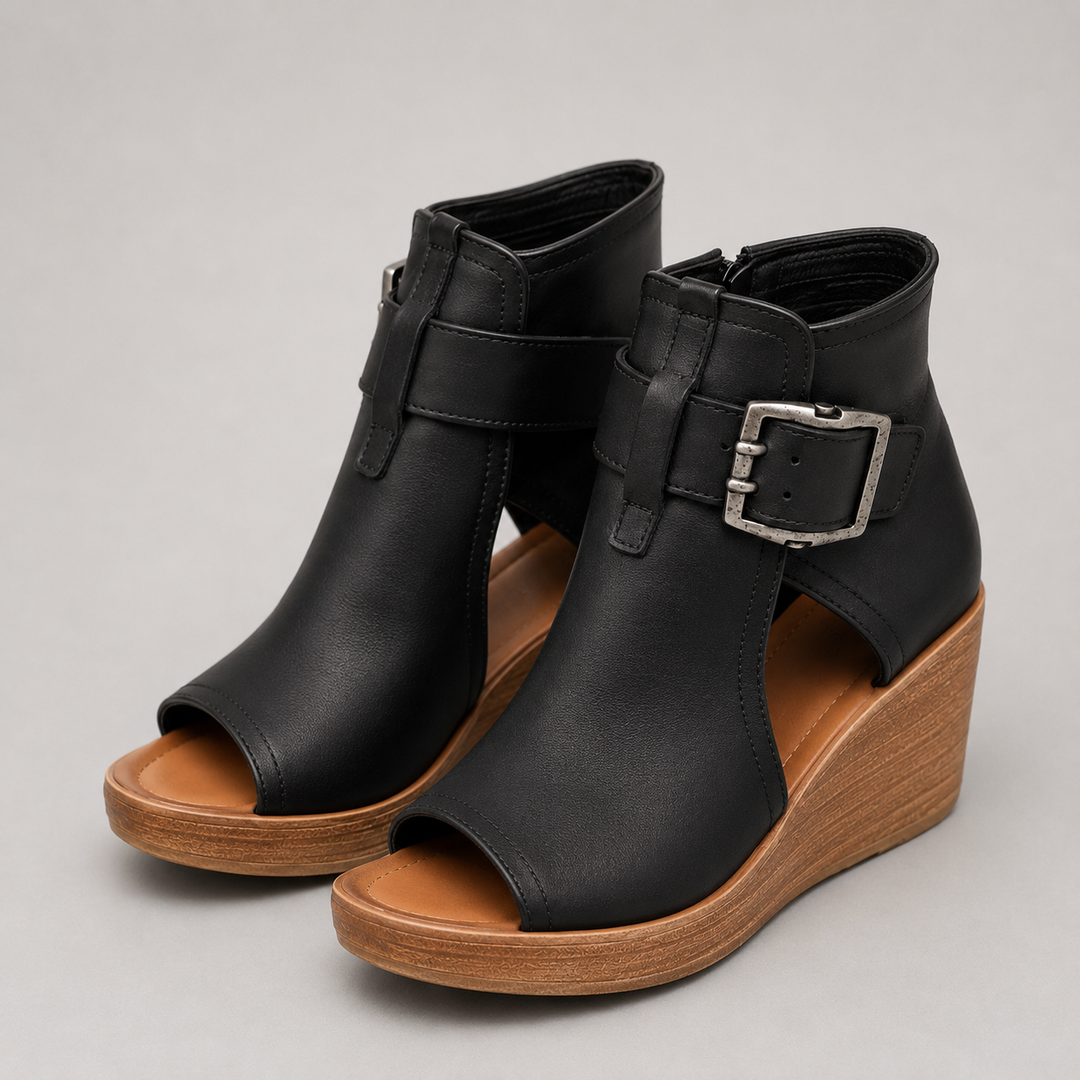 Fayre - Botines de cuña acolchados
